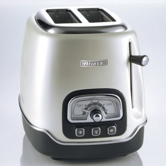 Ariete Classica Tostadora 2 Rebanadas 810W Perla