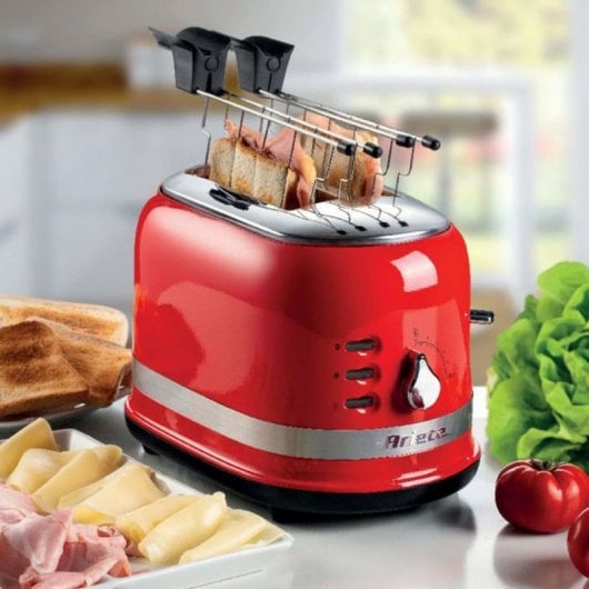 Ariete Moderna Grille-Pain 2 Tranches 815W Rouge