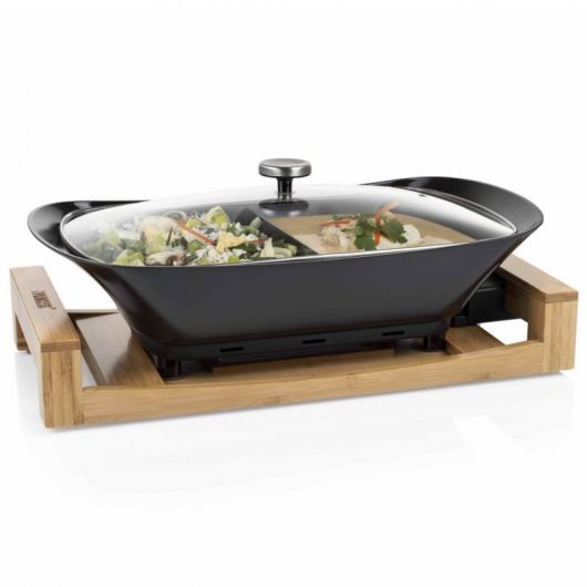 Princess 163025 Multi Cook Pure Sartén Eléctrica 1600W Negro