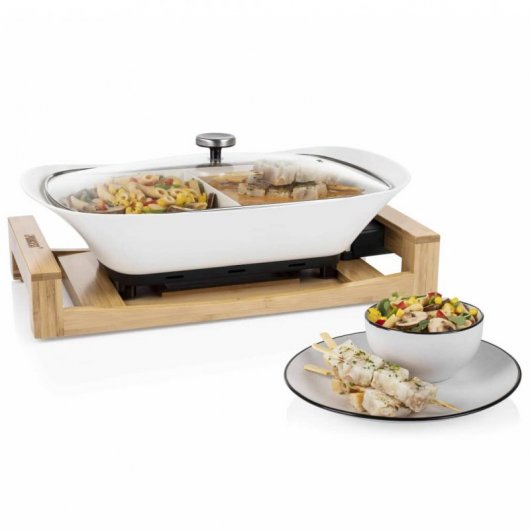 Princess 163030 Multi Cook Pure Sartén Eléctrica 1600W Blanca