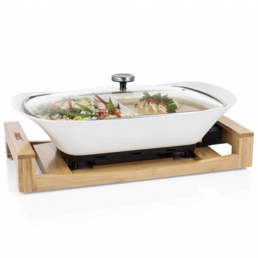 Princess 163030 Multi Cook Pure Sartén Eléctrica 1600W Blanca