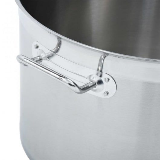 VidaXL Olla con Tapa 44L 45x28cm Acero Inoxidable
