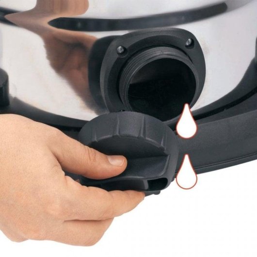 Aspirateur Poussière et Eau Einhell TE-VC 2230 SA 1150W 30L Acier Inoxydable Professionnel
