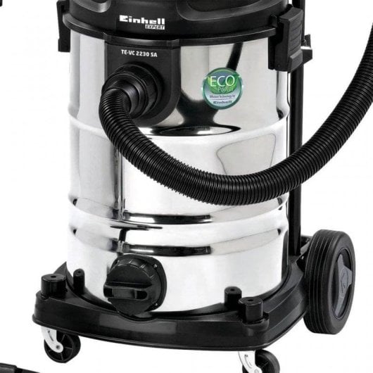 Aspirateur Poussière et Eau Einhell TE-VC 2230 SA 1150W 30L Acier Inoxydable Professionnel