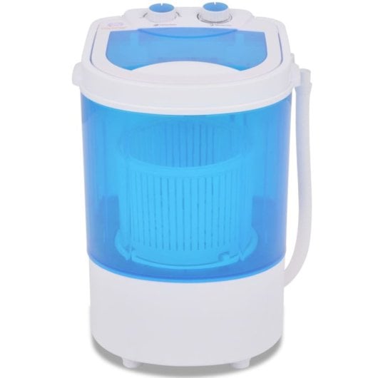 Mini Lavatrice VidaXL con 1 Cestello 2,6 Kg A Bianco/Blu