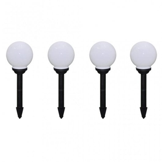 VidaXL Pack de 8 Lampes Solaires de Jardin LED 15cm