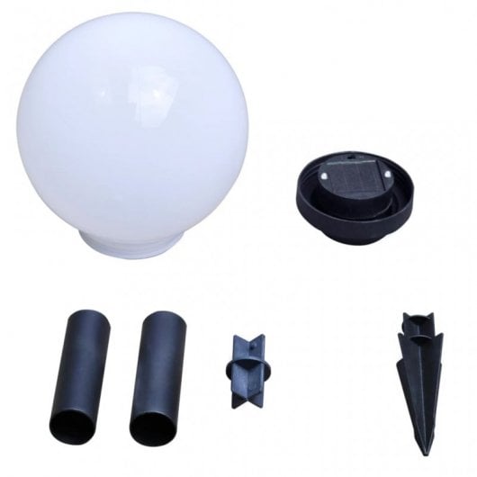 VidaXL Pack de 8 Lampes Solaires de Jardin LED 15cm