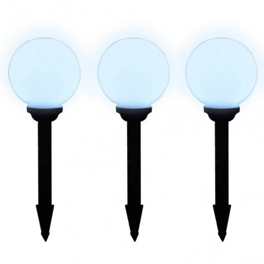 VidaXL Pack de 6 Lampes Solaires de Jardin LED 20cm