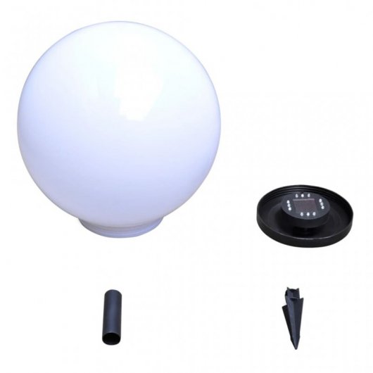 VidaXL Pack 2 Lámparas Solares LED Esféricas para Jardín 40cm