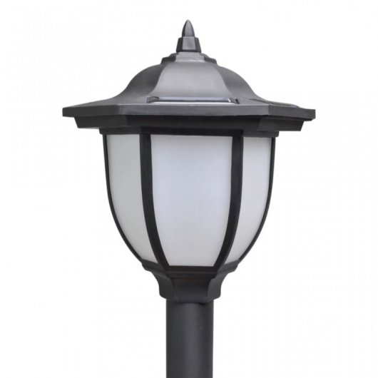 VidaXL Confezione da 4 Lanterne Solari a LED con Recinzione a Catena per Giardino