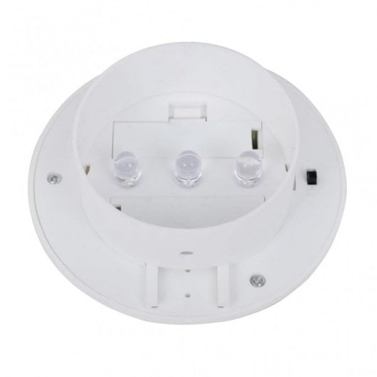 VidaXL Pack de 12 Spots Solaires LED Blancs pour Clôture de Jardin