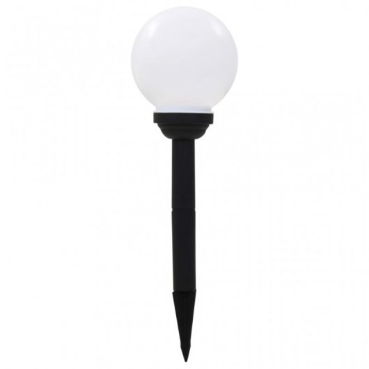 VidaXL Pack de 6 Lampes Solaires LED RVB Sphériques pour Extérieur 20cm