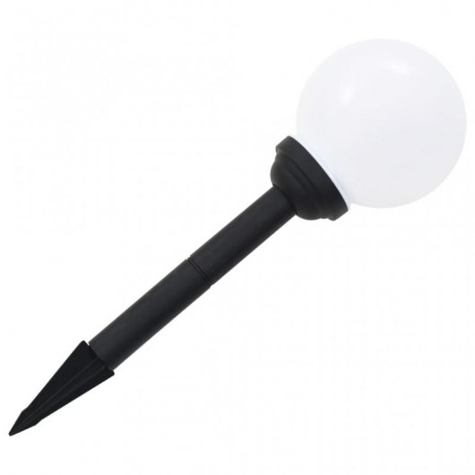 VidaXL Pack de 6 Lampes Solaires LED RVB Sphériques pour Extérieur 20cm