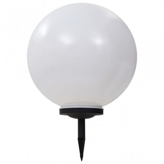 VidaXL Pack de 2 Lampes Solaires LED RVB Sphériques pour Extérieur 40cm