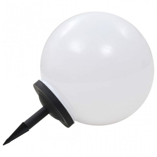 VidaXL Pack de 2 Lampes Solaires LED RVB Sphériques pour Extérieur 40cm