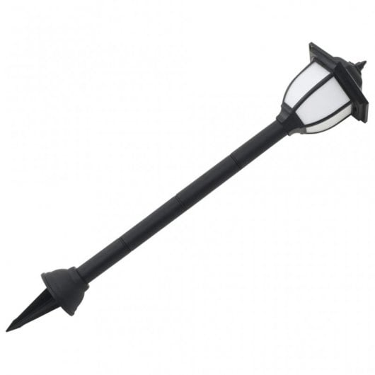 VidaXL Pack 6 Farolas Solares LED para Exterior Negras