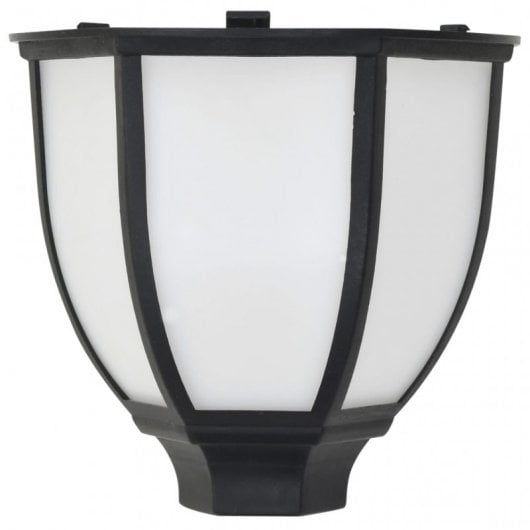 VidaXL Pack 6 Farolas Solares LED para Exterior Negras