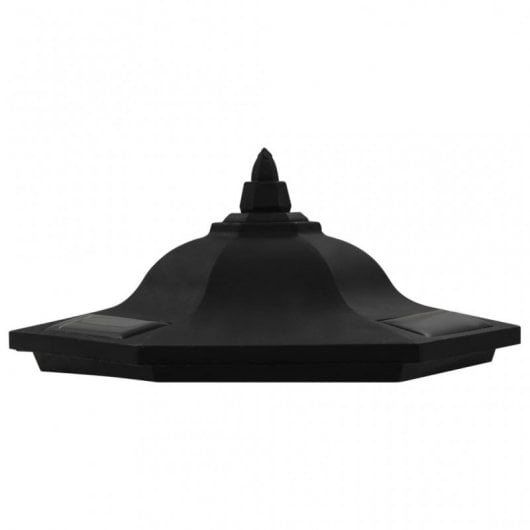 VidaXL Pack 6 Farolas Solares LED para Exterior Negras