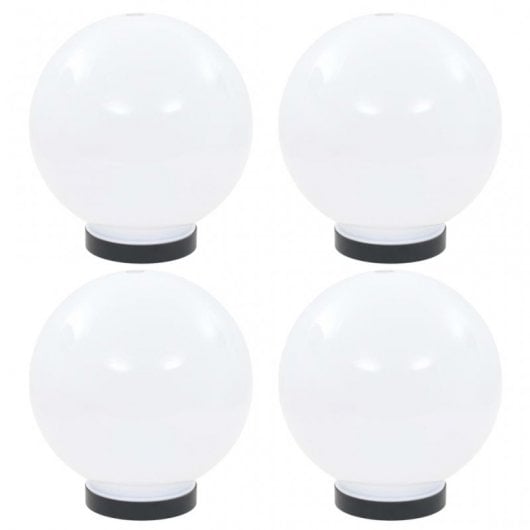 VidaXL Lámparas de Bola LED E27 20cm 4 Unidades