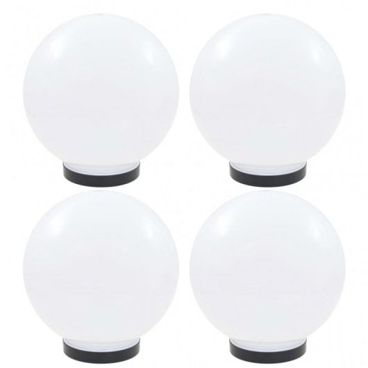 VidaXL Lámparas de Bola LED E27 25cm 4 Unidades