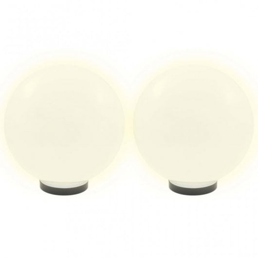 VidaXL Pack de 4 Lampes LED Sphériques E27 30cm