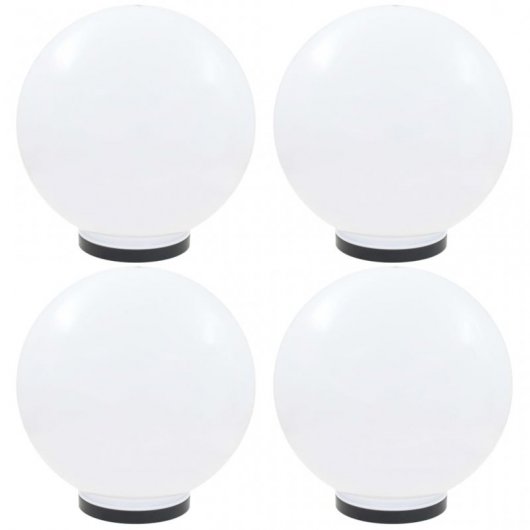 VidaXL Lámparas de Bola LED E27 40cm 4 Unidades