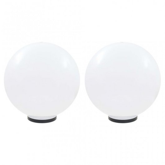 VidaXL Pack de 2 Lampes LED Sphériques E27 50cm