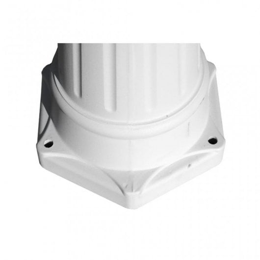Lampada da giardino VidaXL 3xE27 215 cm Bianca