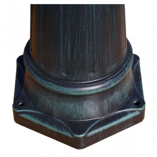 VidaXL Lampe de Jardin 3xE27 215cm Vert Foncé/Noir