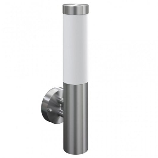 VidaXL Lámpara de Pared para Exterior E27 Cromado