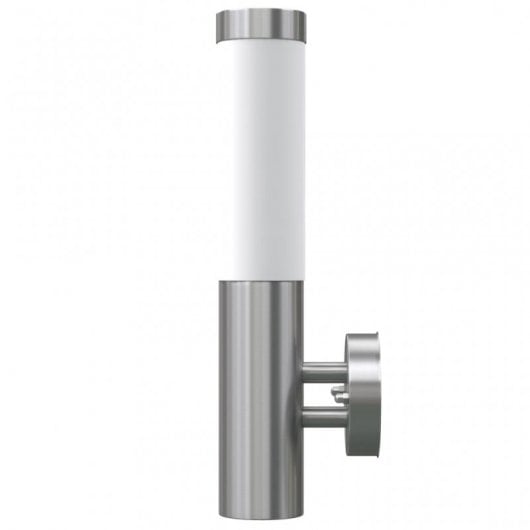 VidaXL Lámpara de Pared para Exterior E27 Cromado