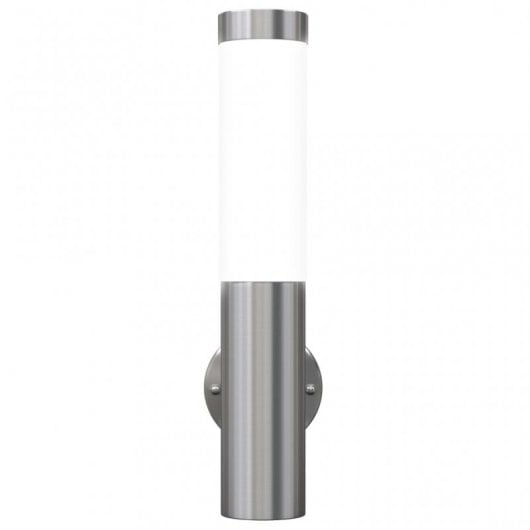 VidaXL Lámpara de Pared para Exterior E27 Cromado