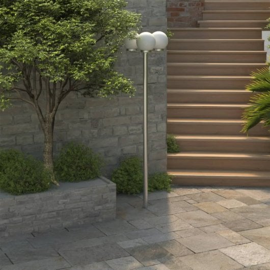 VidaXL Lampe de Jardin 3xE27 220cm Vert