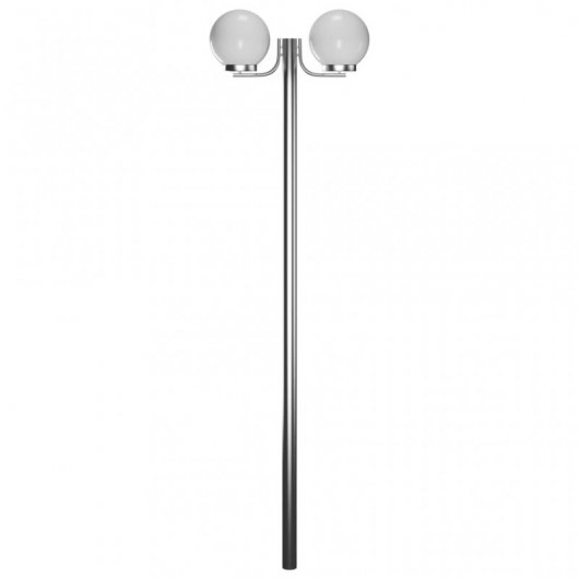 VidaXL Lampe de Jardin 2xE27 220cm Blanc