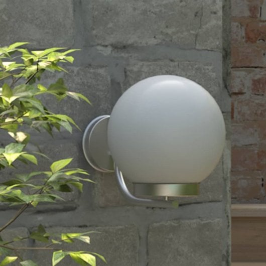 Vida Lámpara Bola de Pared E27 32cm Blanca