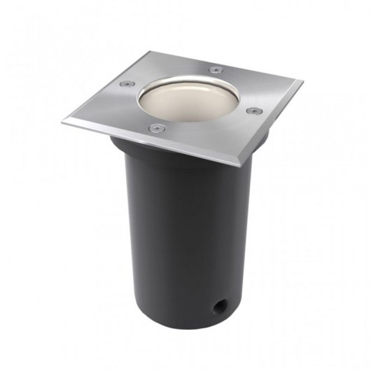 VidaXL Pack de 3 Spots de Sol Carrés pour Jardin GU10