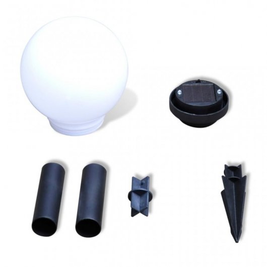 VidaXL Lampes d'allée de jardin 4 pcs LED 15 cm avec piquet