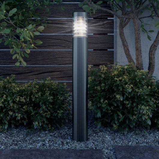 vidaXL Lámpara para Jardín E27 Acero Inoxidable