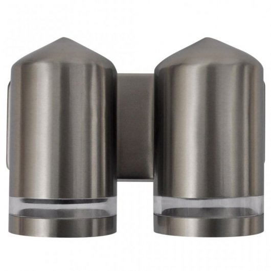 VidaXL Doble Foco Cónico LED GU10 35W Acero Inoxidable