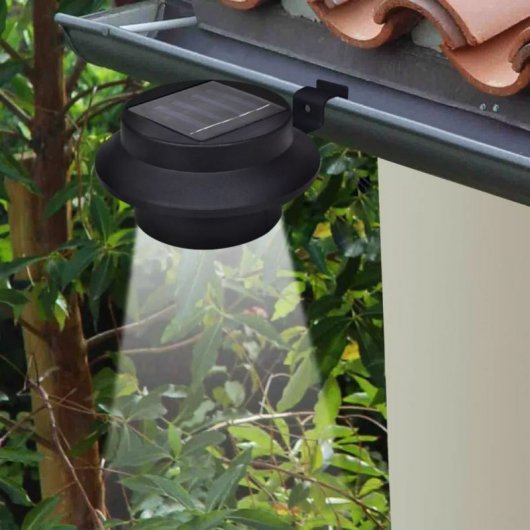 VidaXL Pack de 6 Spots Solaires LED pour Extérieur Noir