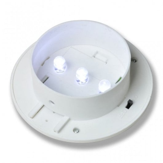 VidaXL Pack 6 Focos Solares para Exterior Blanco