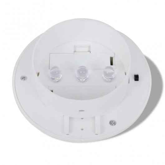 VidaXL Pack 6 Focos Solares para Exterior Blanco