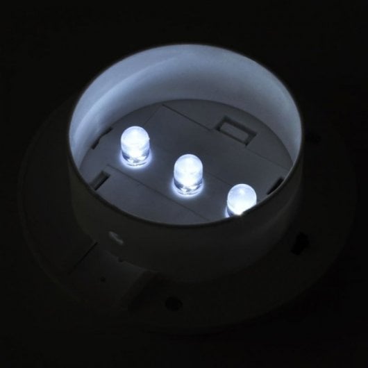VidaXL Pack 6 Focos Solares para Exterior Blanco