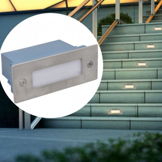 VidaXL Pack de 2 Spots Encastrables avec 12 Lumières LED pour Escaliers