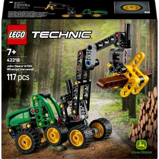 Set de construção LEGO Technic John Deere 1470H suspensão realista 117 peças