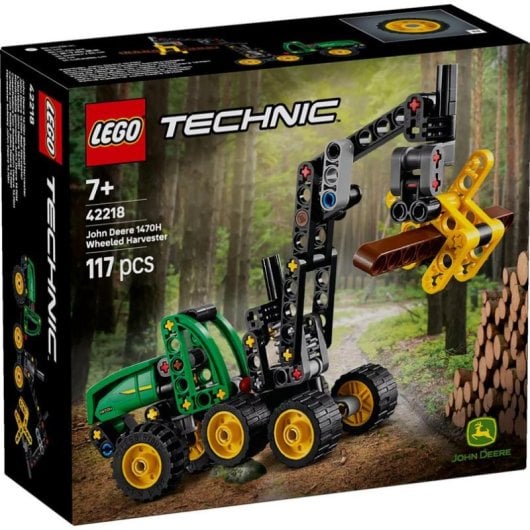 Set de construção LEGO Technic John Deere 1470H suspensão realista 117 peças