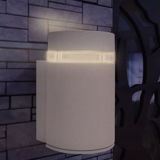 Lampada da parete per esterni VidaXL GU10 Grigia