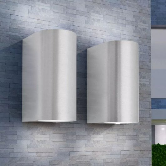 VidaXL Pack de 2 Appliques Extérieures 50W GU10