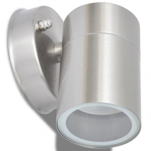 VidaXL Pack 2 Lámparas de Pared para Exterior 3W GU10 Acero Inoxidable