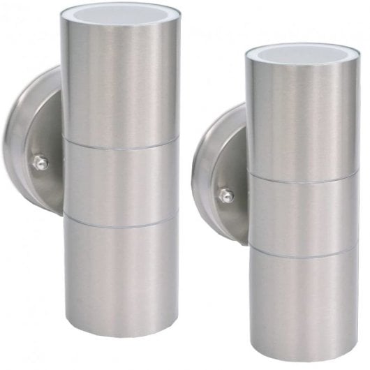 VidaXL Pack 2 Farolas de Pared para Exterior GU10